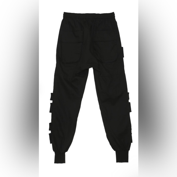 NWT-Sixth June Paris Large tactical cargo pants Black - Picture 7 of 9